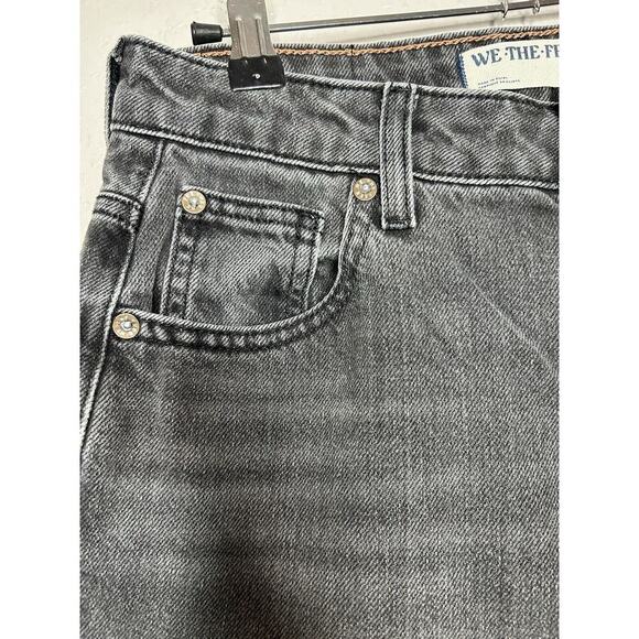 We The Free Free People The Pacifica High Rise Slim Straight Leg Size 26 Black - Picture 6 of 11